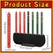 Black Kwanzaa Kinara Wood Candle Set Handmade Wooden Holder Candles with Words Kwanzaa 3 Red 3 Green 1 Black Winter Kinara Candles Celebrates African Americans Traditional House Decor
